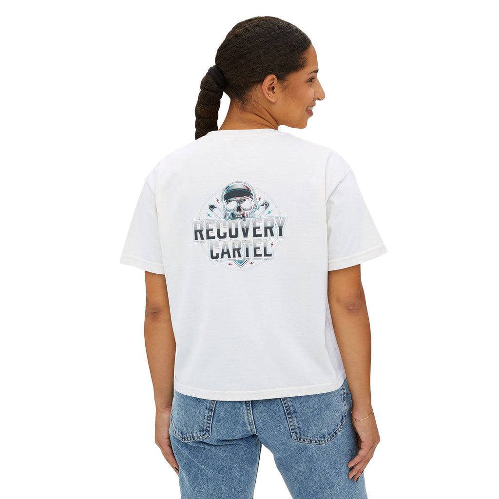 Pretty Lil Comeback Boxy Tee — Recovery Cartel Graphic Women’s Crop Shirt