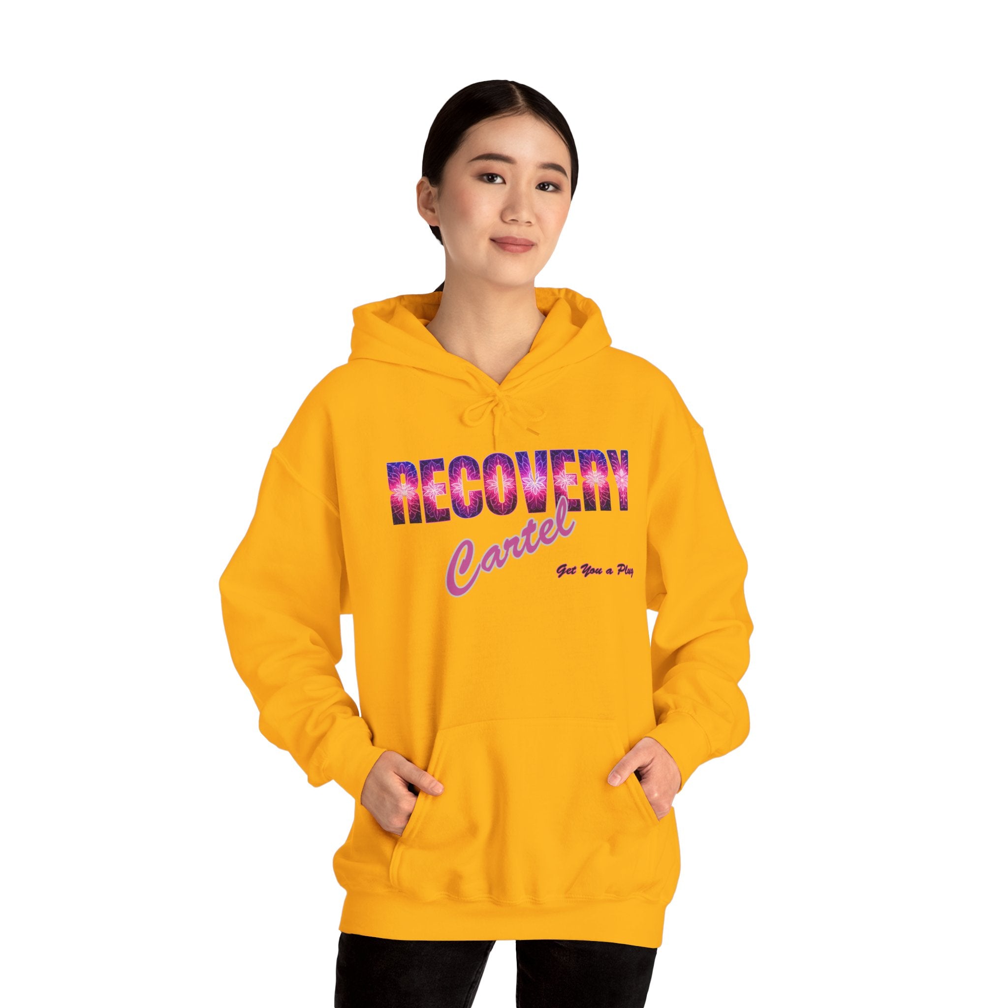 Recovery Cartel Hoodie — Retro Neon print