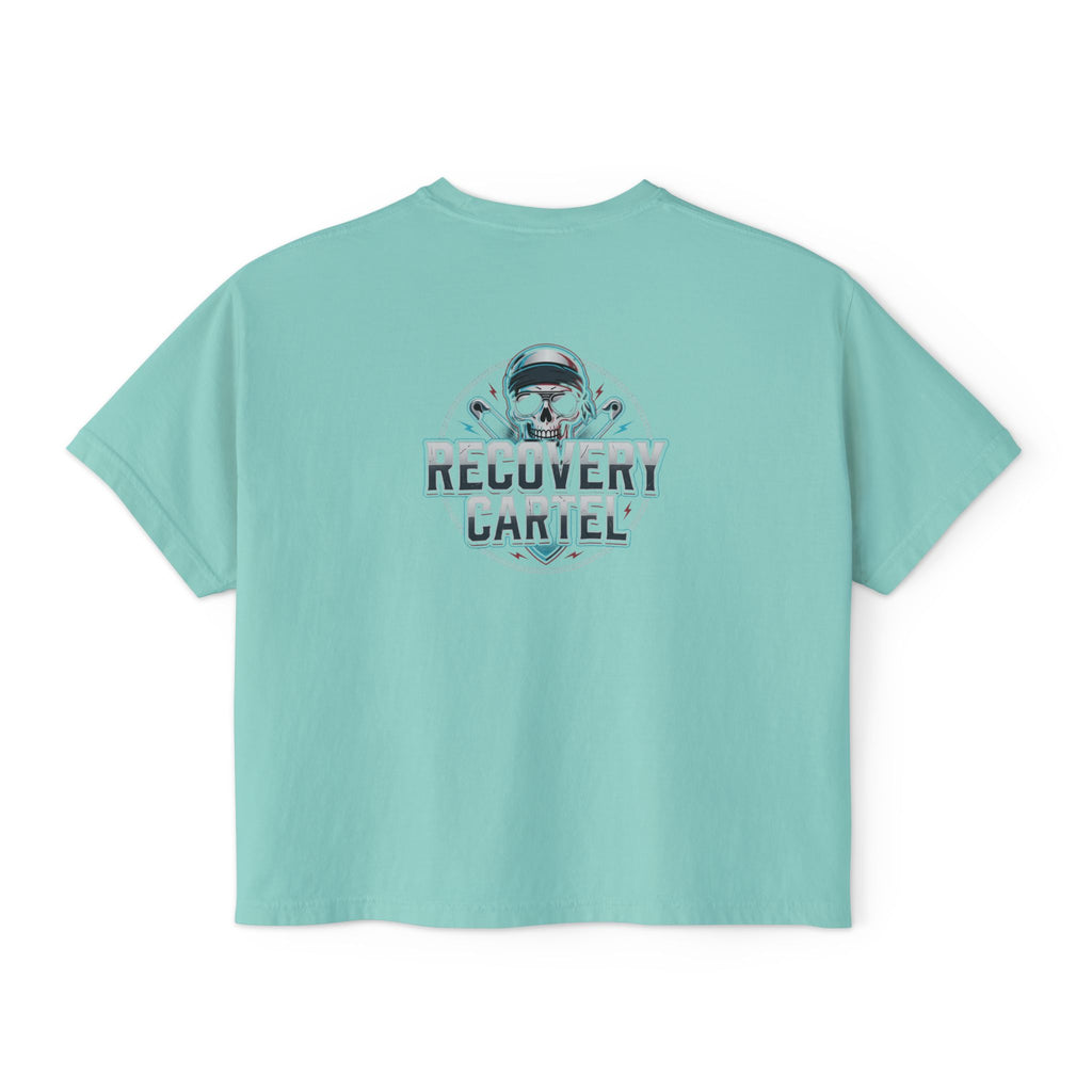 Pretty Lil Comeback Boxy Tee — Recovery Cartel Graphic Women’s Crop Shirt