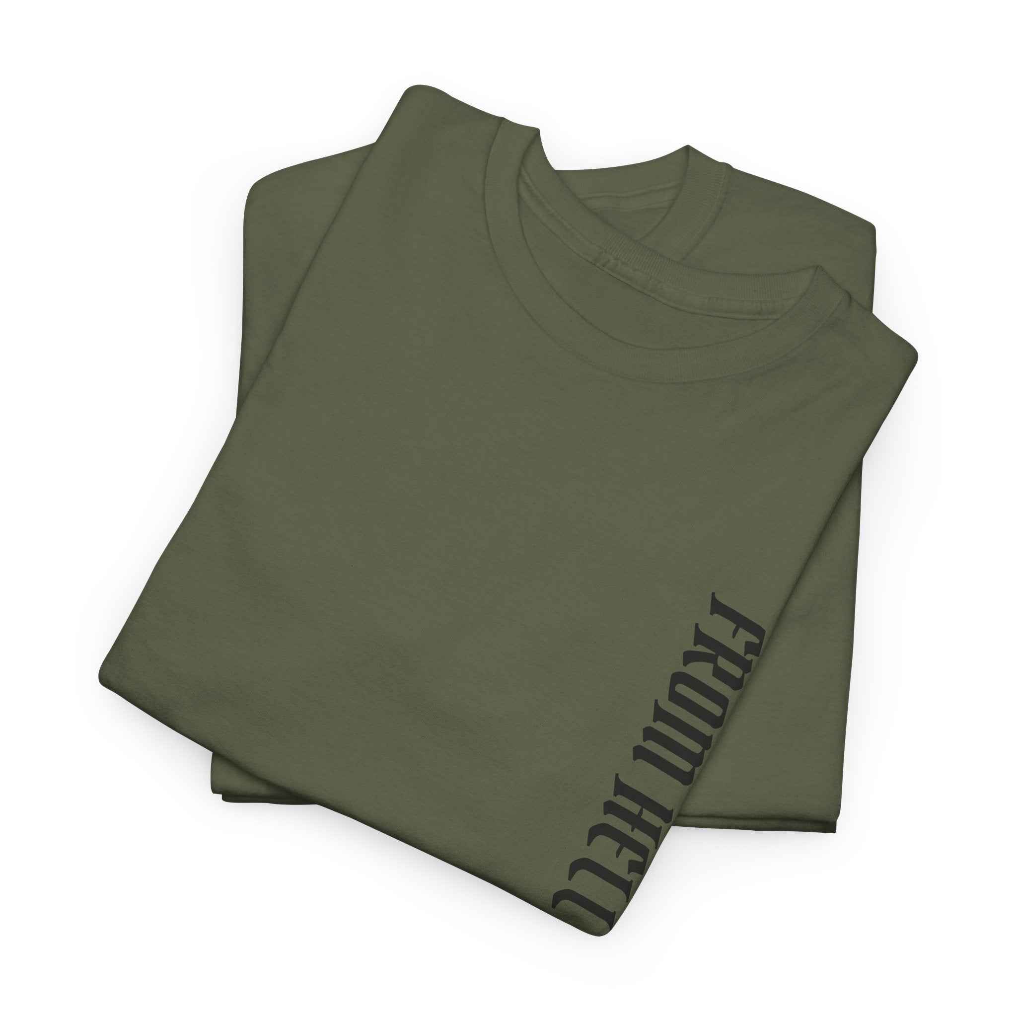 Recovery Cartel Signature Tee with "From Hell to Healing" on the front