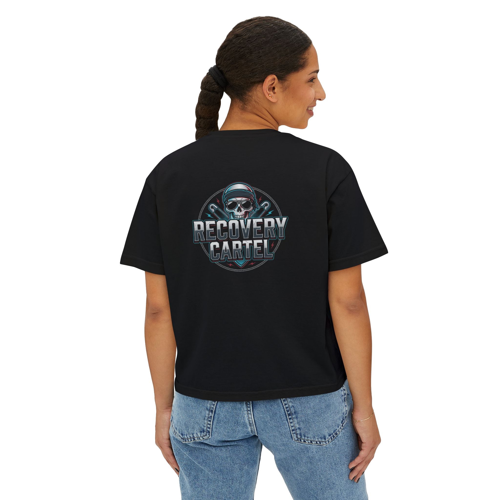 Pretty Lil Comeback Boxy Tee — Recovery Cartel Graphic Women’s Crop Shirt