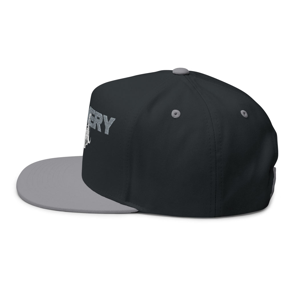 Recovery Cartel Embroidered Flat Bill Cap — Bold Sobriety Snapback for Recovery Support