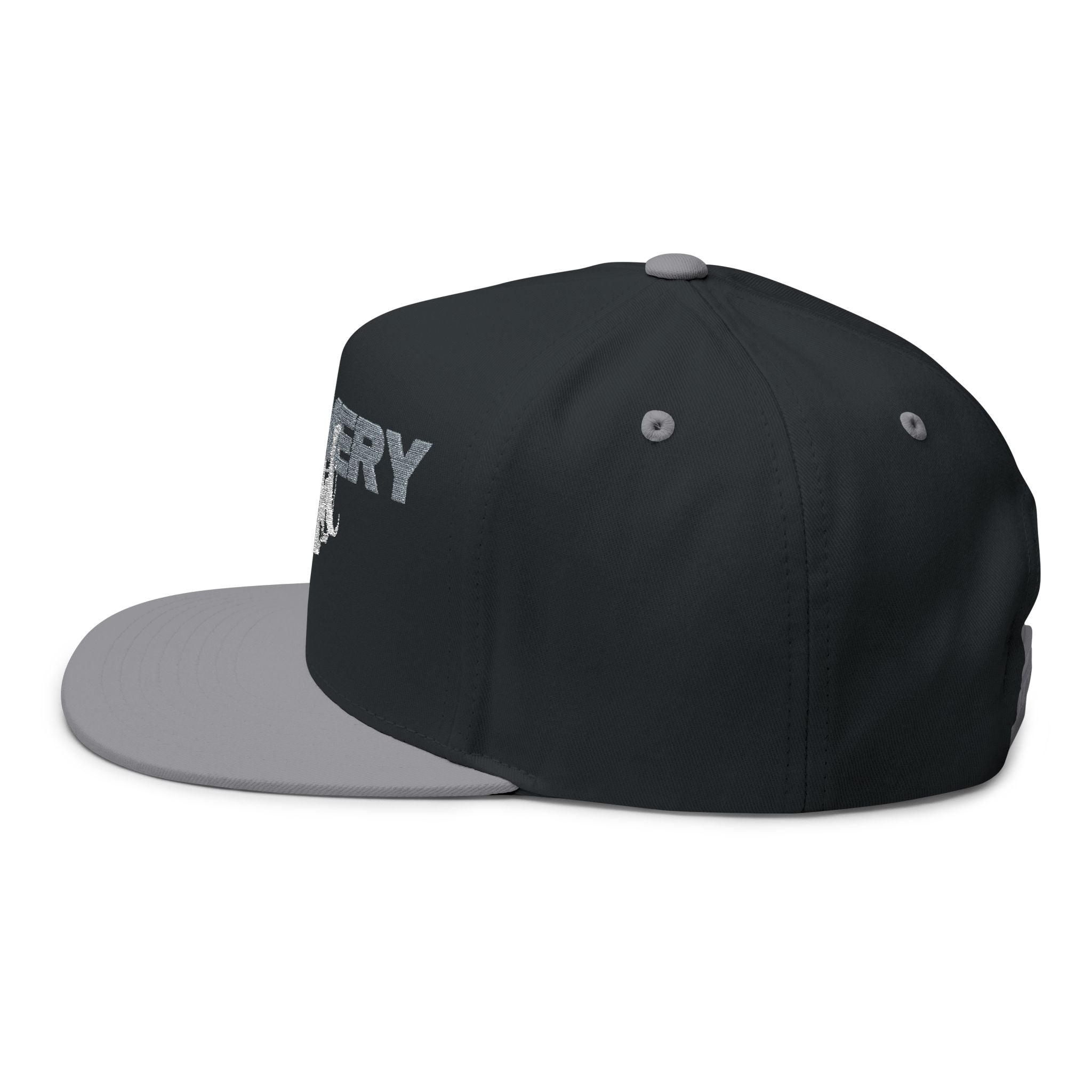 Recovery Cartel Embroidered Flat Bill Cap — Bold Sobriety Snapback for Recovery Support