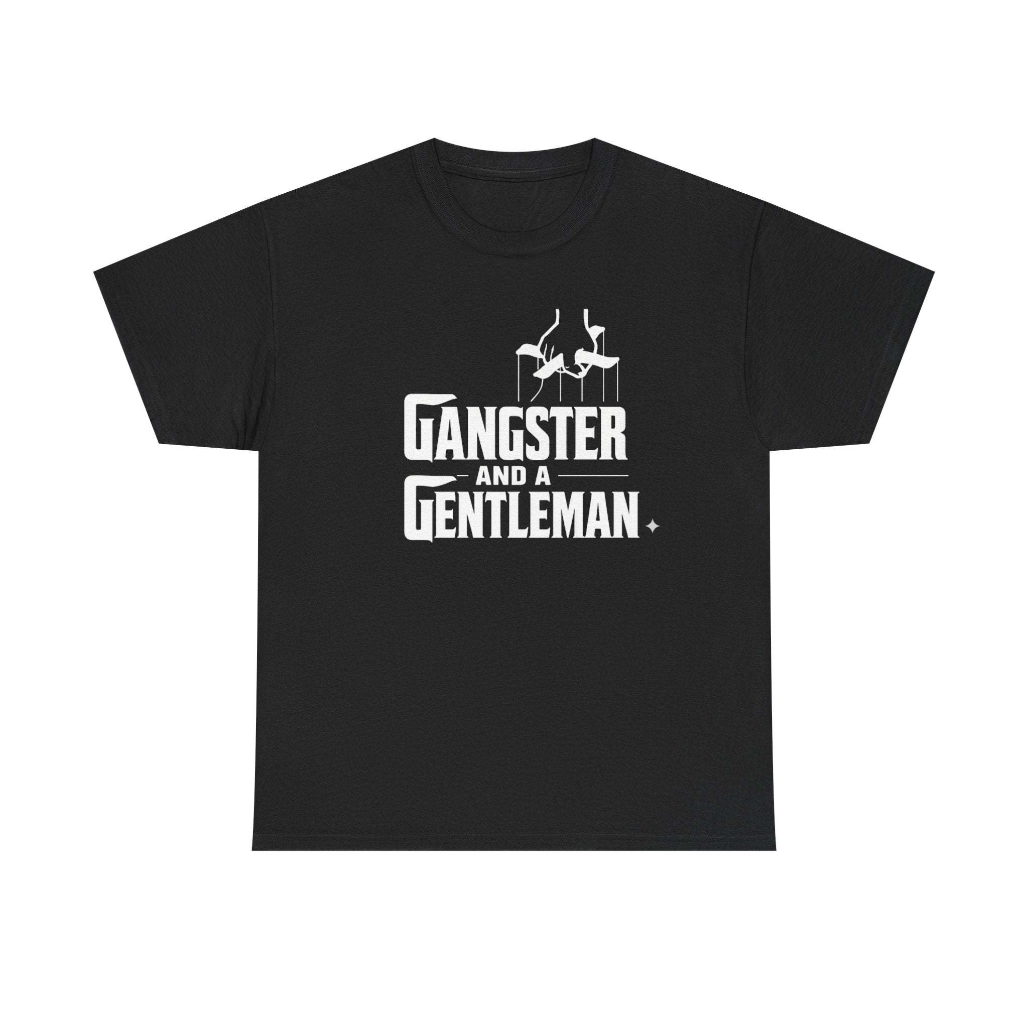 Gangster and a Gentleman Graphic Tee — Retro Mobster Style T‑Shirt
