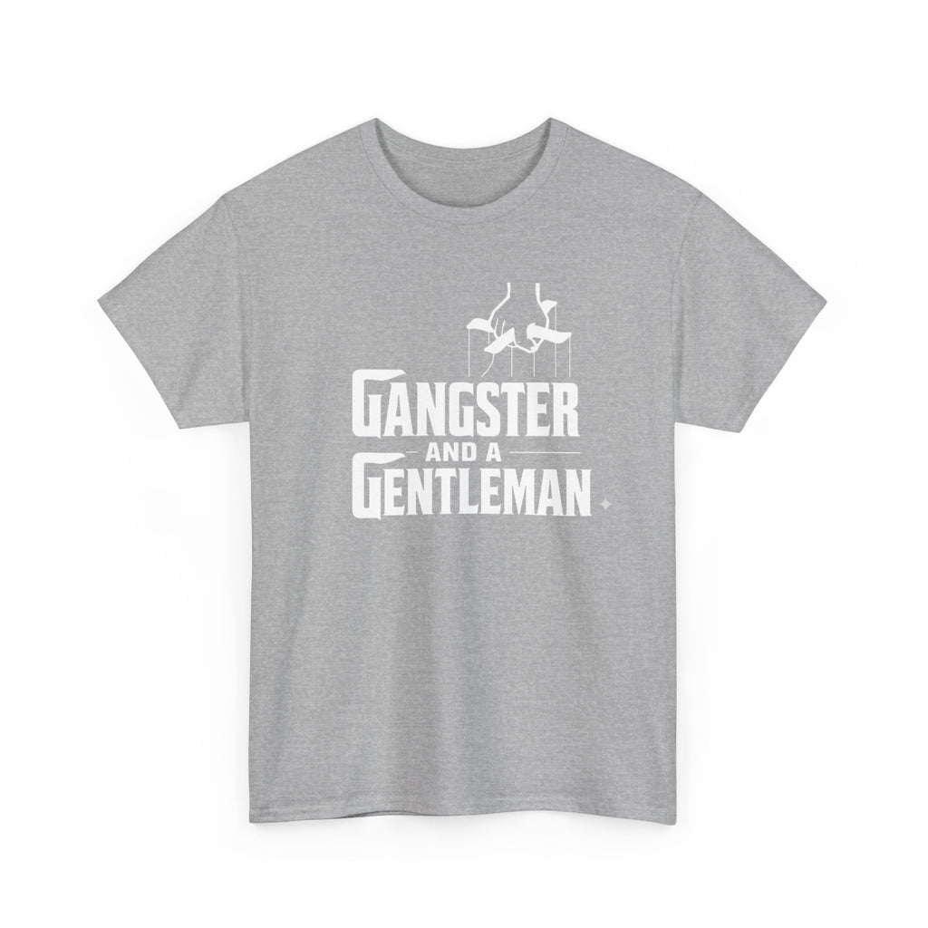 Gangster and a Gentleman Graphic Tee — Retro Mobster Style T‑Shirt