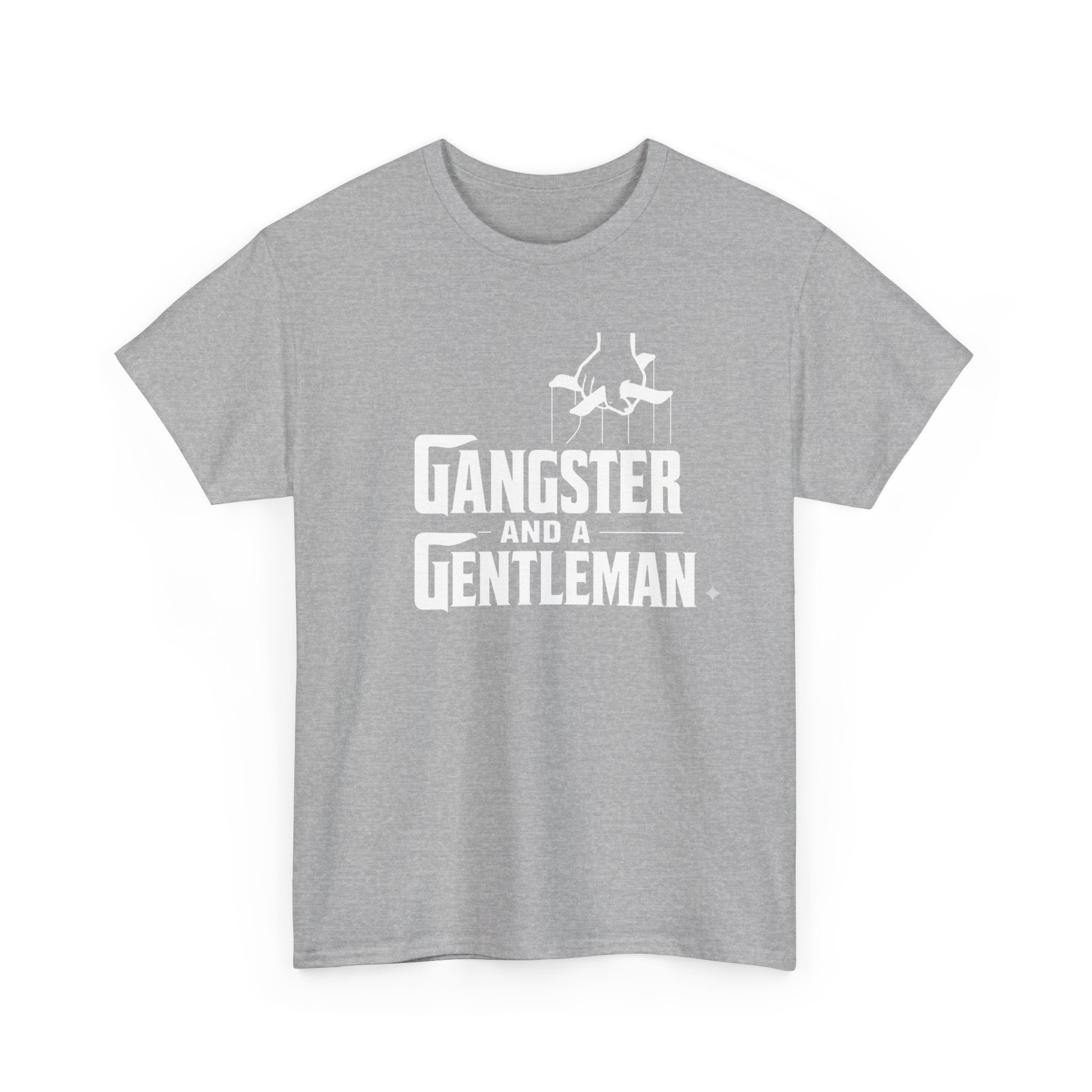 Gangster and a Gentleman Graphic Tee — Retro Mobster Style T‑Shirt