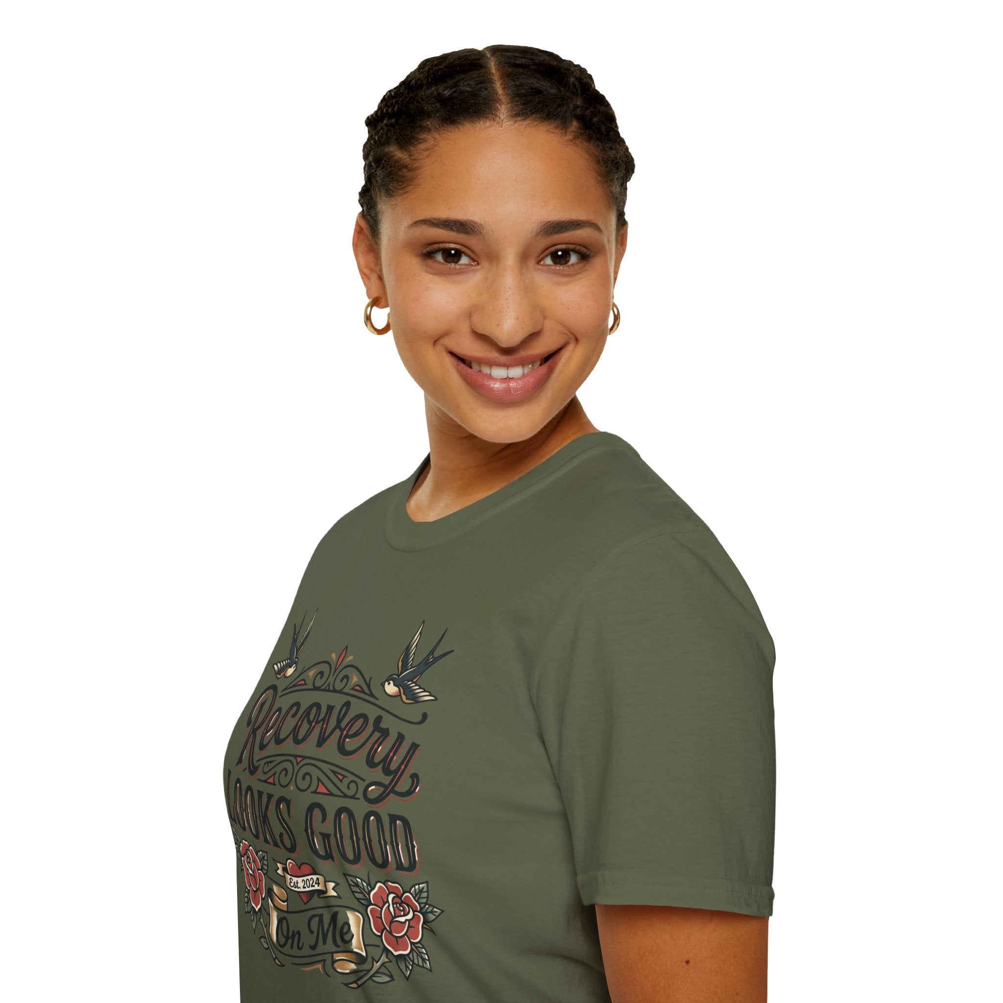 Recovery Looks Good T-Shirt — Inspirational Sobriety & Healing Tee