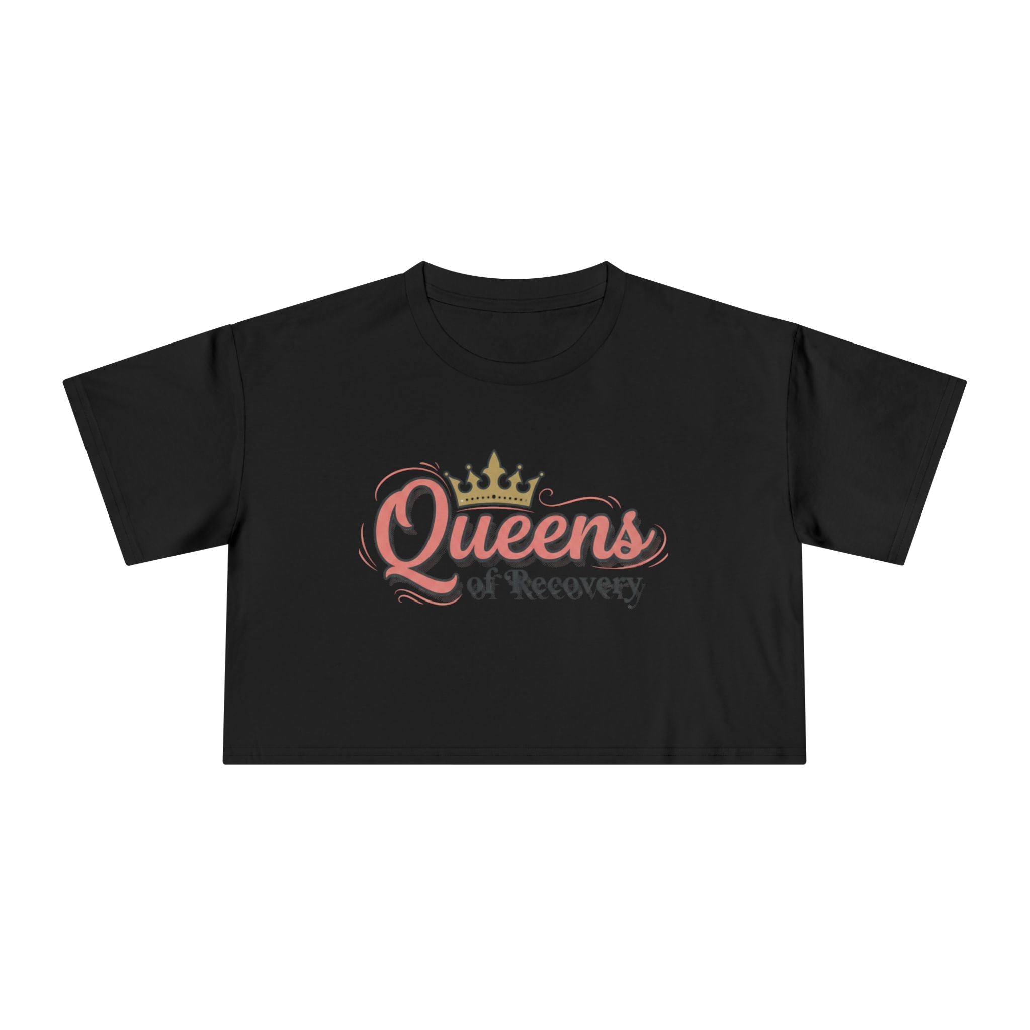 Queens of recovery crop tee by Recovery Cartel
