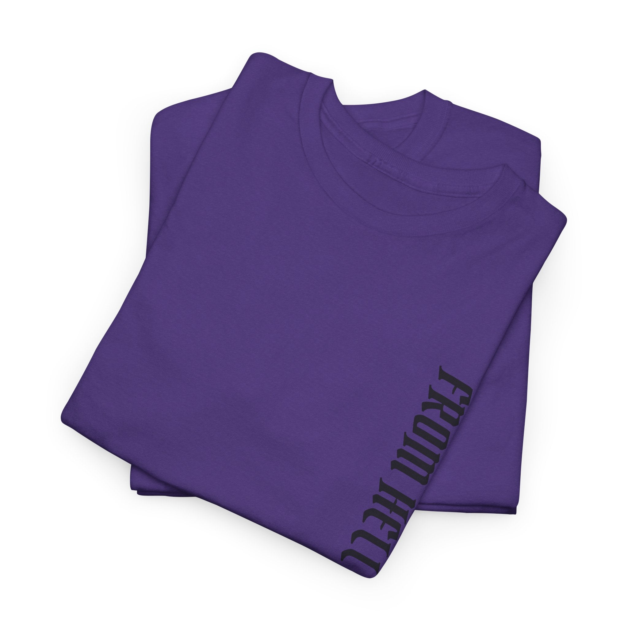 Recovery Cartel Signature Tee with "From Hell to Healing" on the front