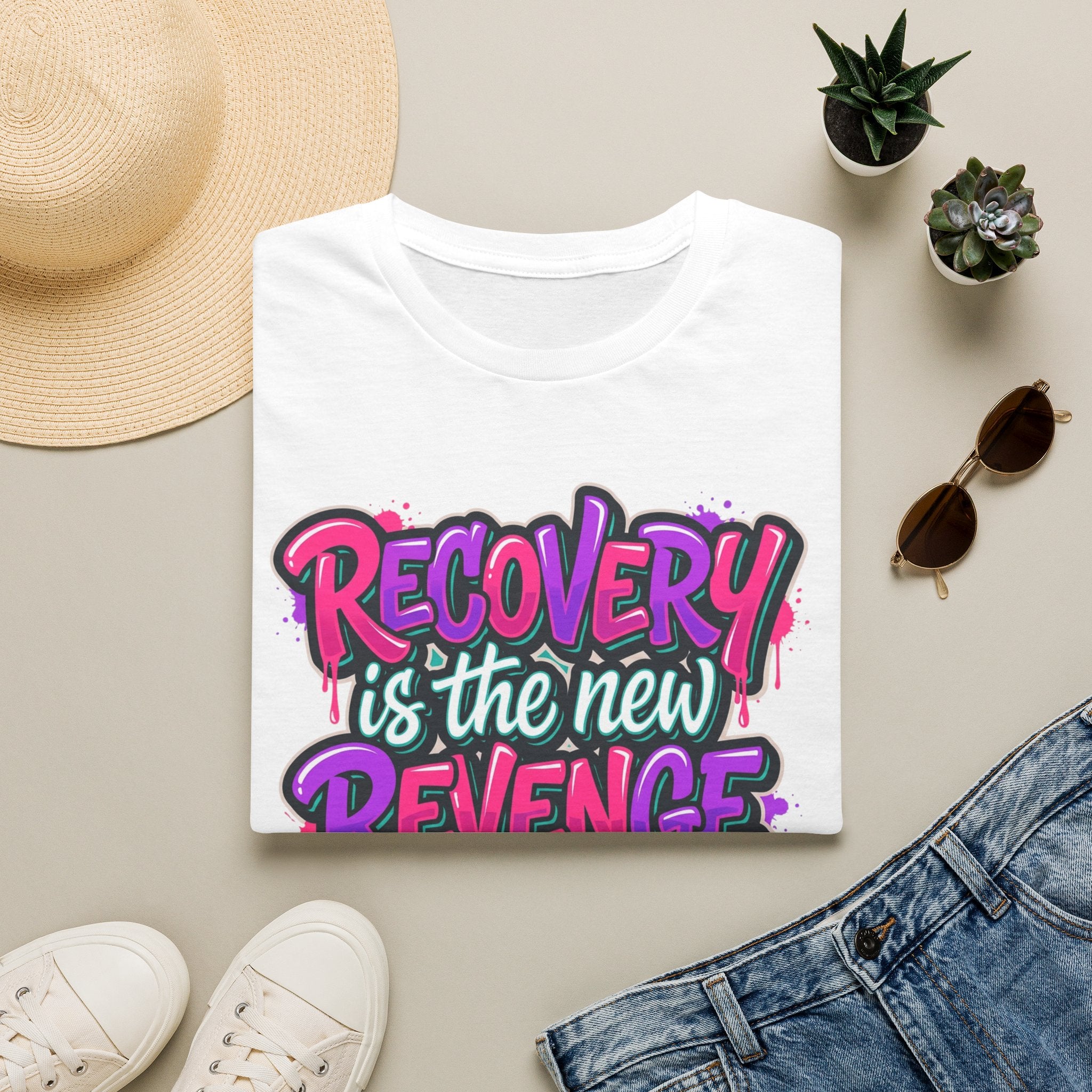 Recovery Is the New Revenge Tee by Recovery Cartel