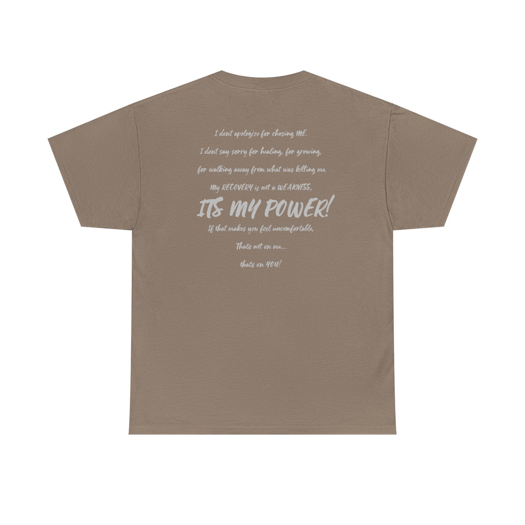 I Don’t Apologize Tee by Recovery Cartel