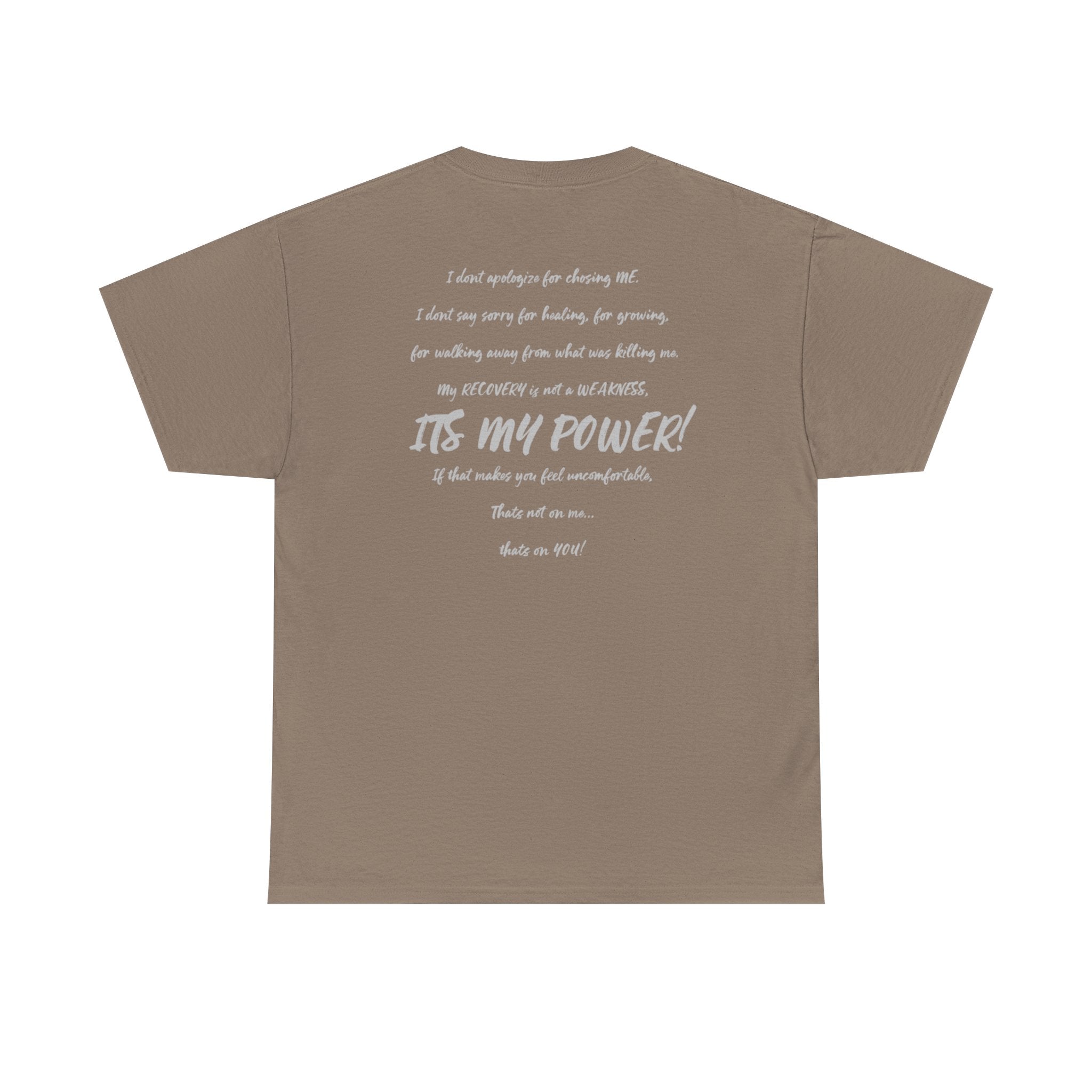 I Don’t Apologize Tee by Recovery Cartel