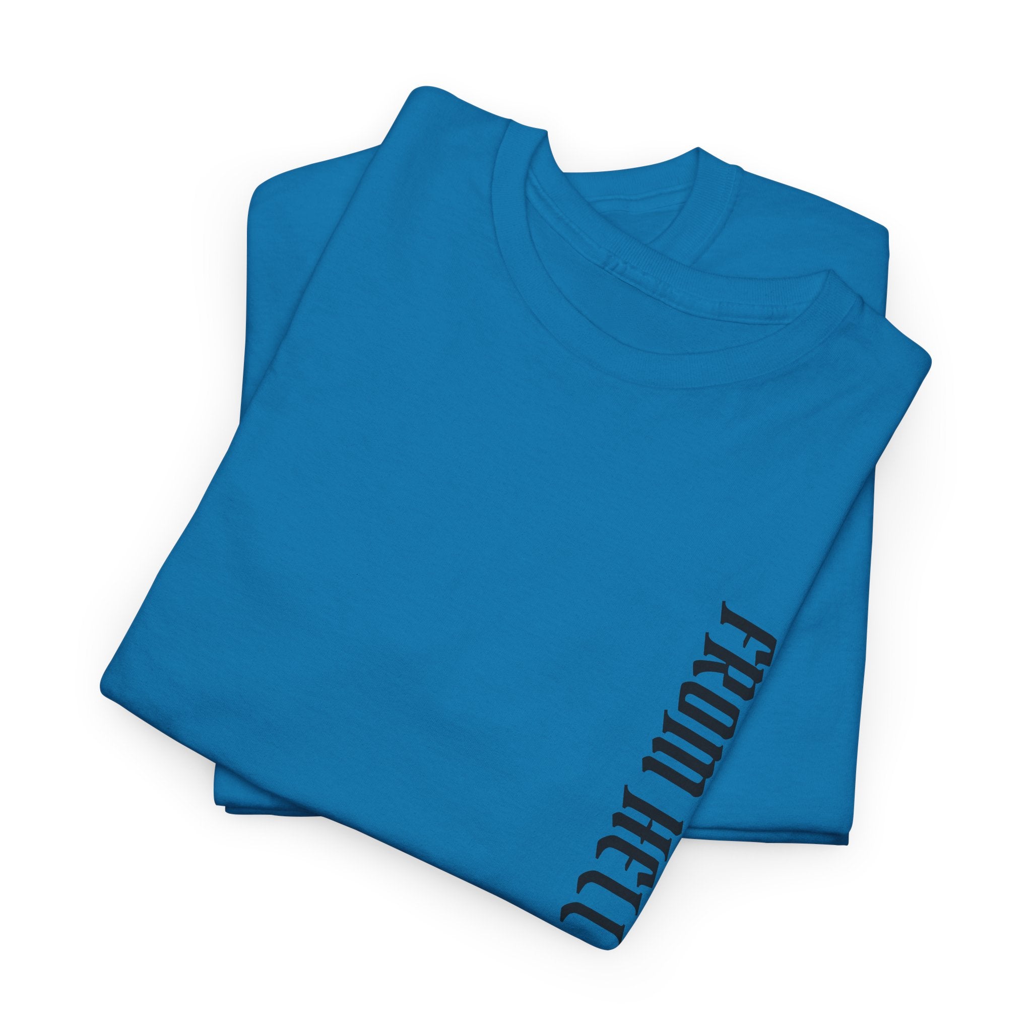 Recovery Cartel Signature Tee with "From Hell to Healing" on the front