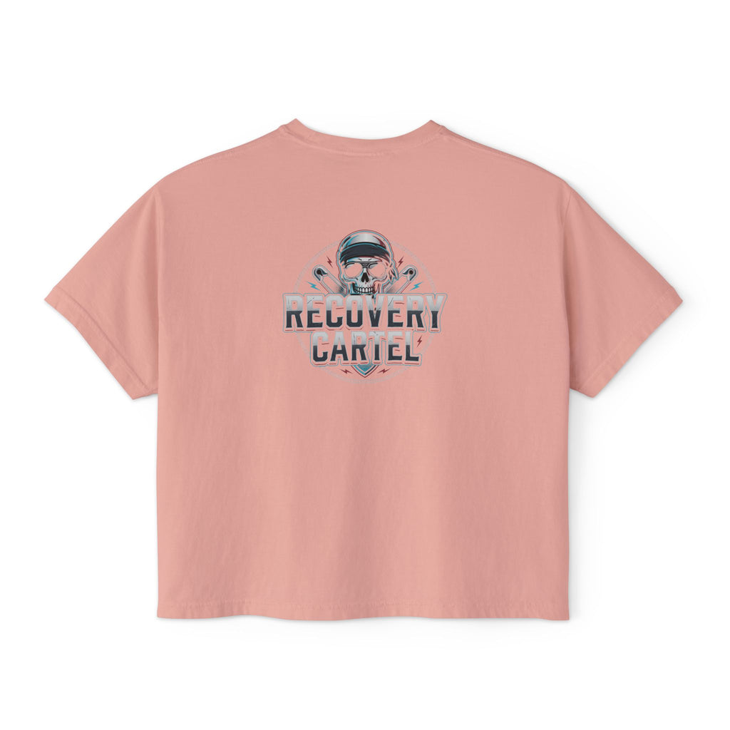 Pretty Lil Comeback Boxy Tee — Recovery Cartel Graphic Women’s Crop Shirt