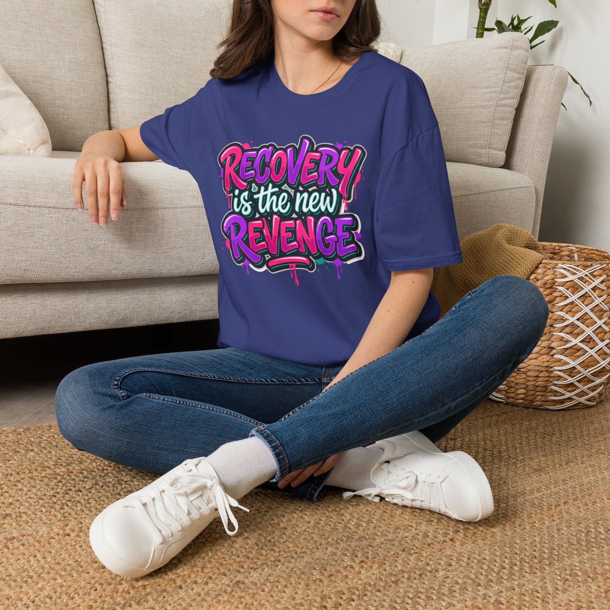 Recovery Is the New Revenge Tee by Recovery Cartel