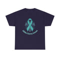 Addiction & Recovery Awareness Ribbon Tee — Teal Support Awareness T-Shirt