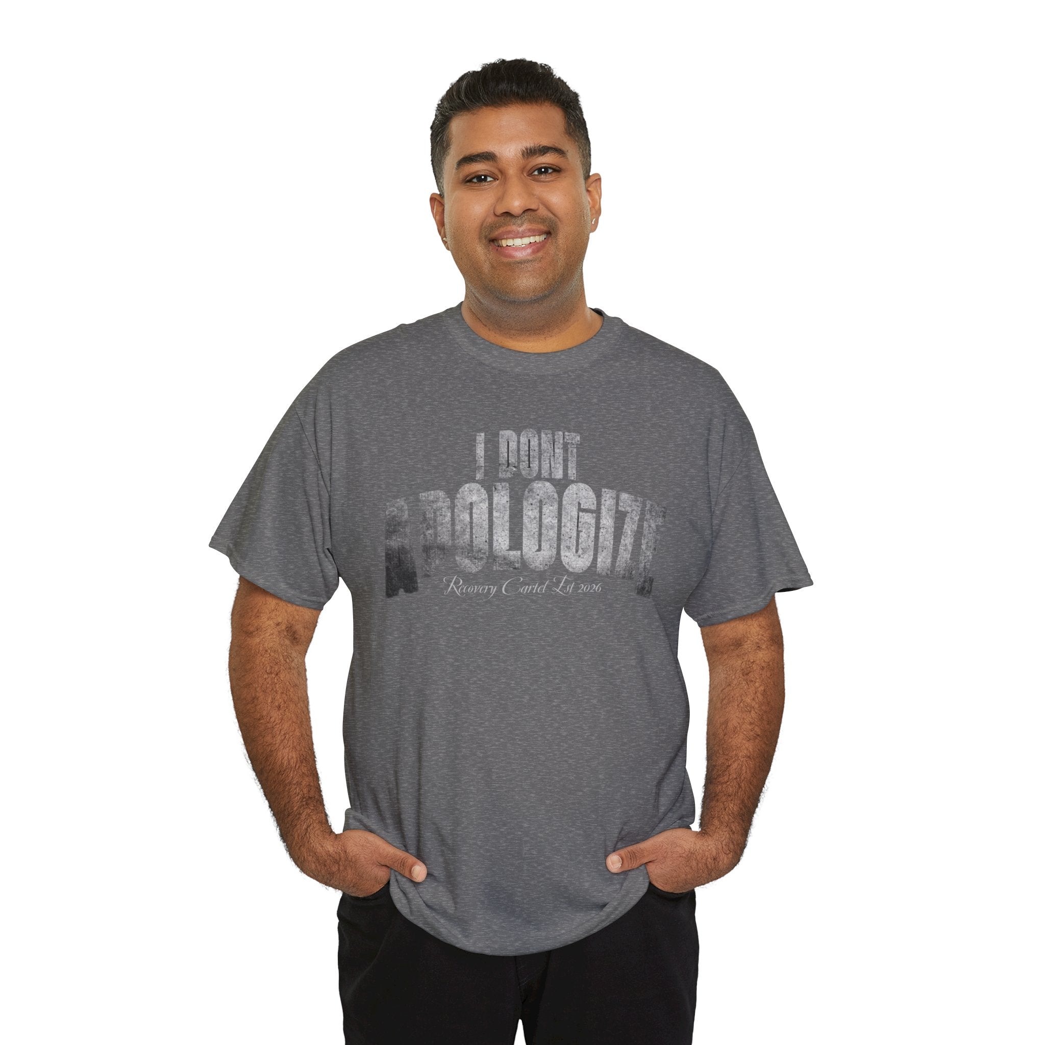 I Don’t Apologize Tee by Recovery Cartel