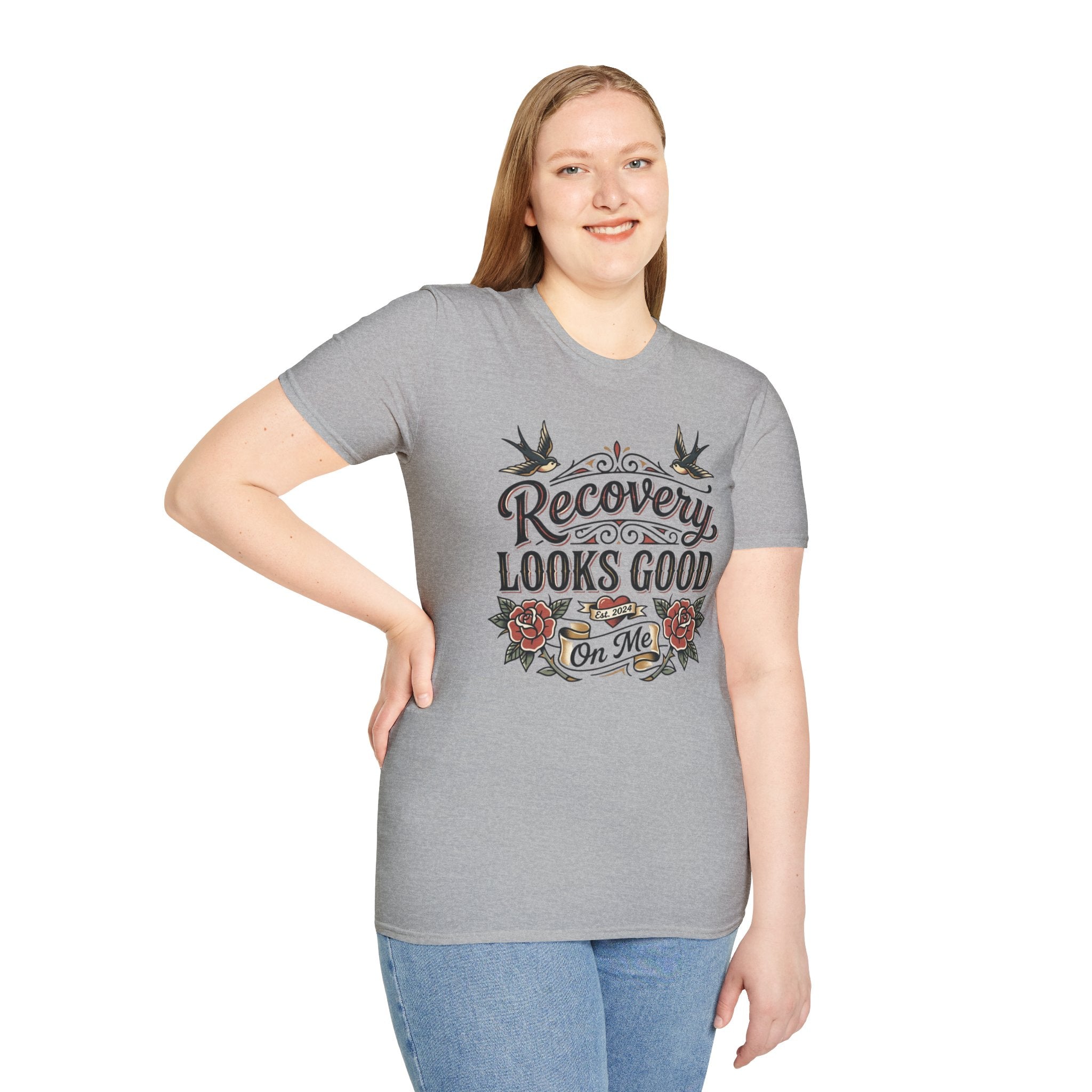 Recovery Looks Good T-Shirt — Inspirational Sobriety & Healing Tee