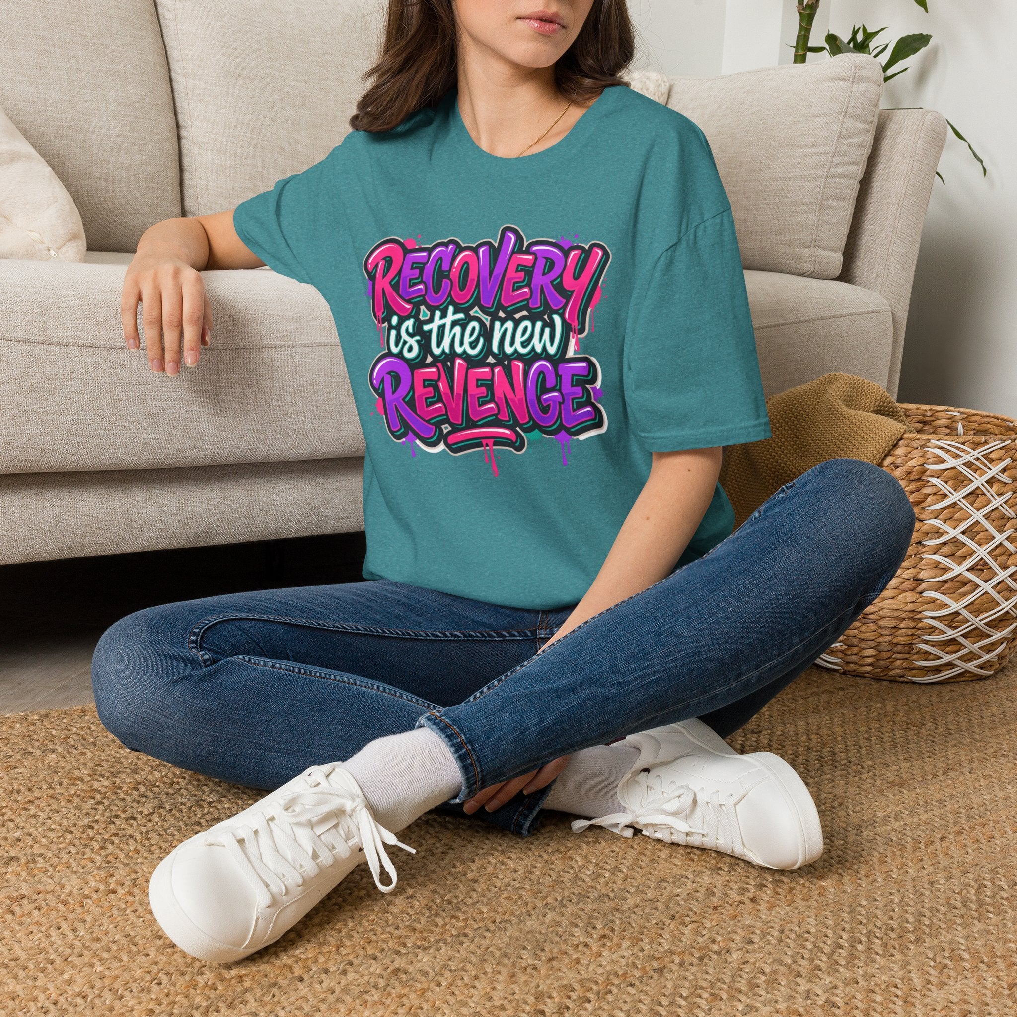 Recovery Is the New Revenge Tee by Recovery Cartel