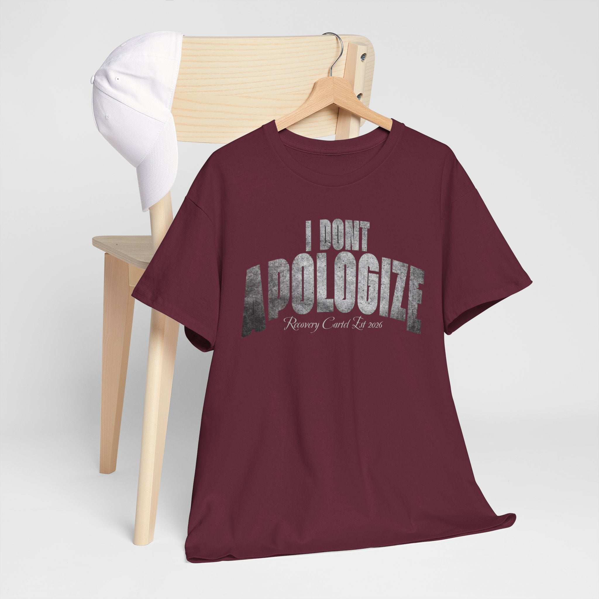 I Don’t Apologize Tee by Recovery Cartel